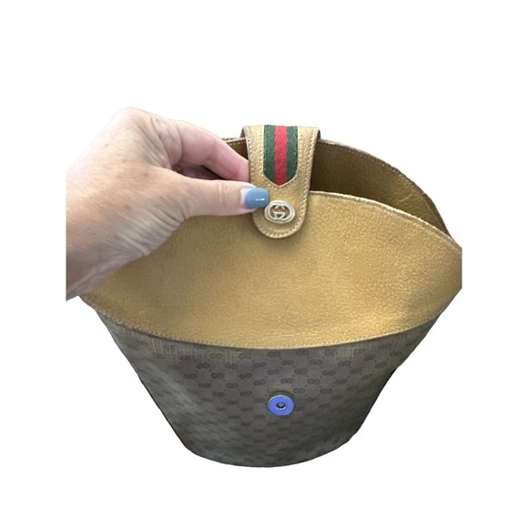 Gucci Accessory Collection micro Guccissima print bucket bag - Picture 13 of 16